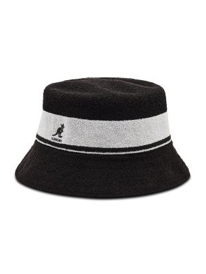 Ριγέ καπέλο Kangol μαύρο