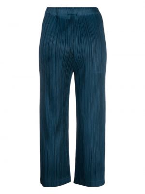 Pantalon plissé Issey Miyake bleu