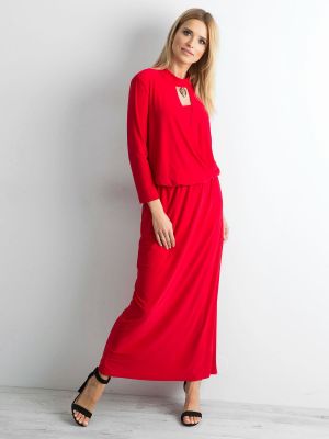 Hosszú ruha Fashionhunters - piros