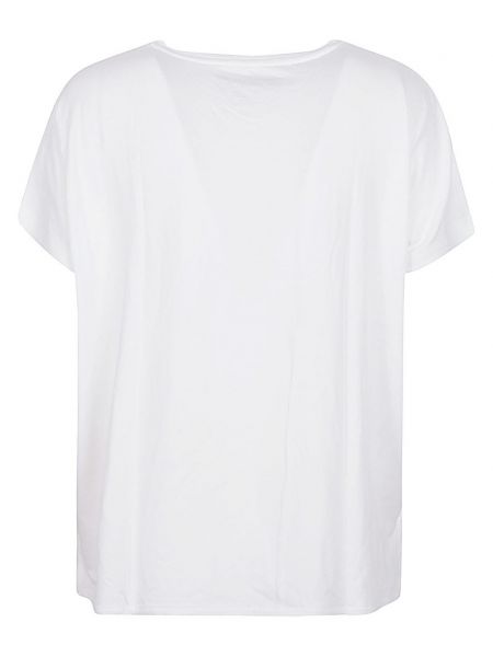 T-shirt in viscosa oversize Majestic bianco