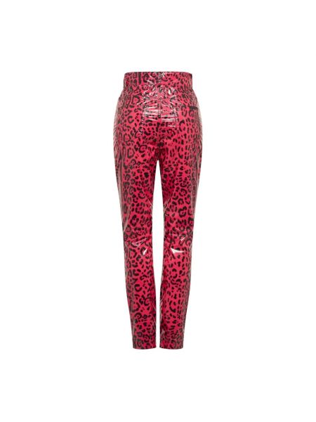 Pantalones skinny leopardo Dolce & Gabbana rosa