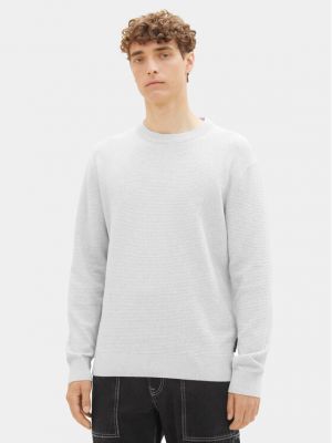 Пуловер Tom Tailor Denim сиво