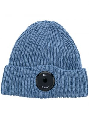 Vlnená čiapka C.p. Company modrá