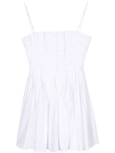 Μini φόρεμα Staud λευκό