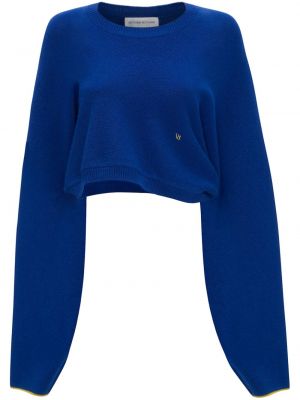 Strick pullover Victoria Beckham blau