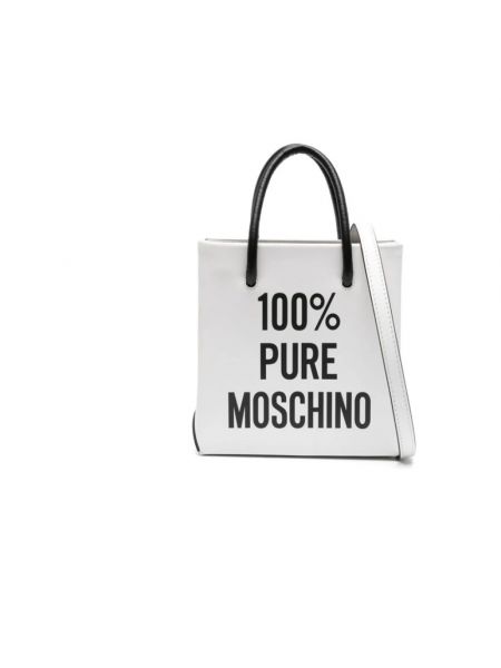 Shopperka Moschino biała