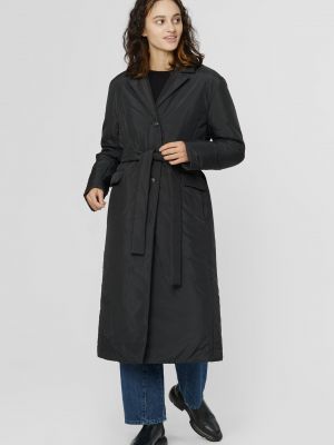 Черное пальто Trussardi