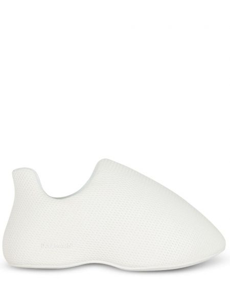 Δερμάτινα sneakers Balmain λευκό