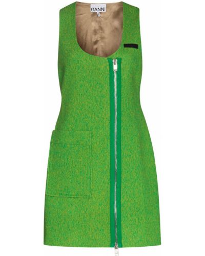 Платье Ganni, зеленый