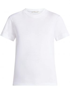 Памучна тениска с кръгло деколте Bite Studios бяло