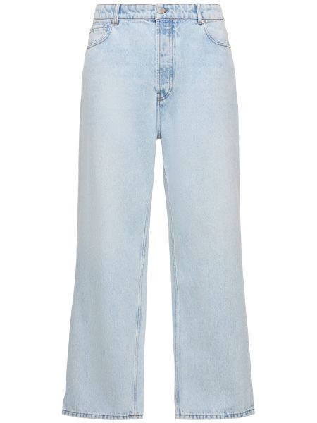 Avslappet bomull flared jeans Ami Paris