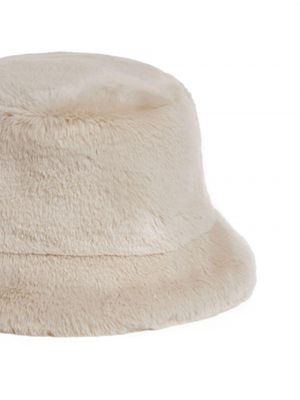 Kepurė su kailiu Apparis smėlinė