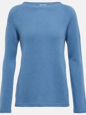 Vlněný svetr 's Max Mara modrý
