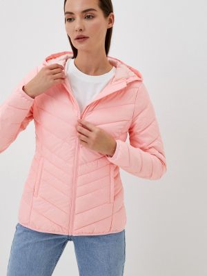 Утепленная демисезонная куртка Tom Tailor розовая