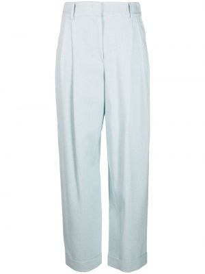Pantalones de cintura alta bootcut Emporio Armani azul