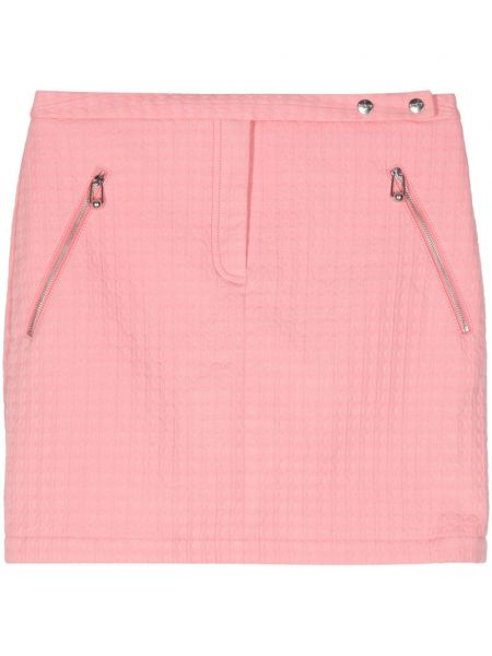 Πουά φούστα mini ζακάρ Ports 1961 ροζ