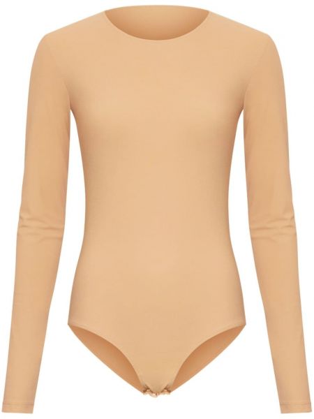 Body avec manches longues Mm6 Maison Margiela beige