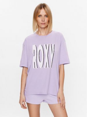 Marškinėliai Roxy violetinė