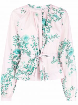 Blus med mönster i blommigt Giambattista Valli rosa