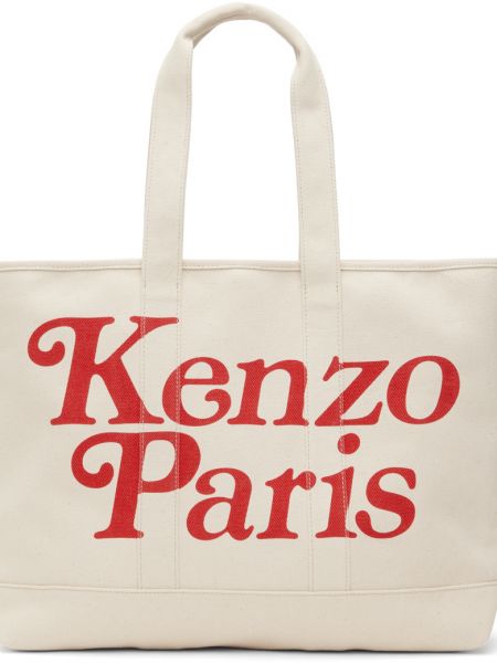 Белая сумка Kenzo