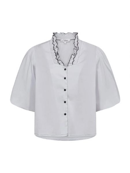 Koszula z falbankami Co'couture biała