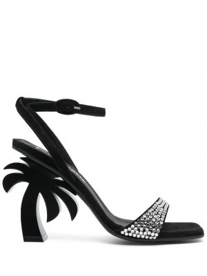 Sandale cu toc Palm Angels negru