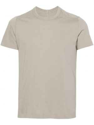 T-shirt aus baumwoll Rick Owens grau