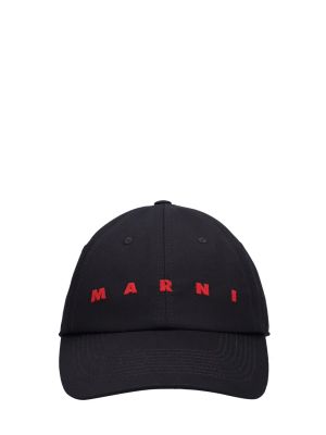 Hut aus baumwoll Marni schwarz