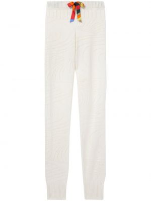 Кашмирени спортни панталони Pucci бяло