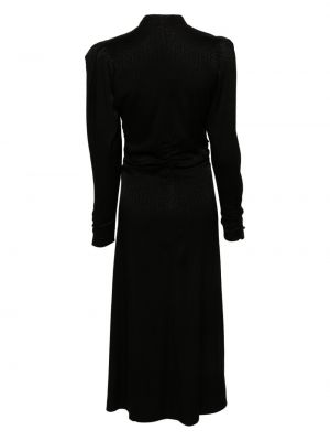 Midi šaty Gestuz černé