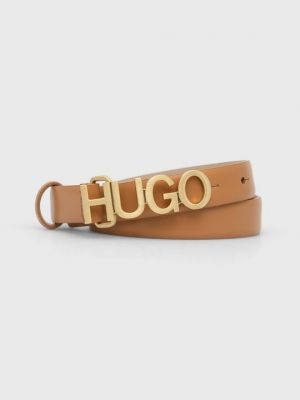 Кожаный ремень Hugo коричневый