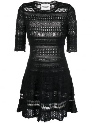 Adīti kokvilnas mini kleita Marant Etoile melns