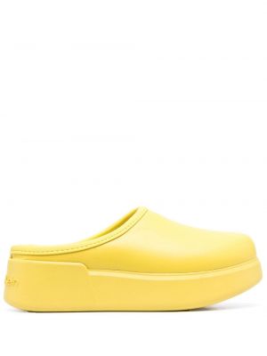 Plattform flip-flops Calvin Klein gul