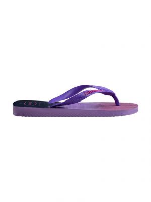 Sandale cu toc cu toc plat Havaianas violet