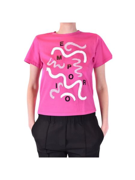 T-shirt Emporio Armani rose