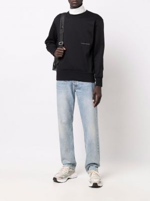 Sudadera con bordado Calvin Klein Jeans negro