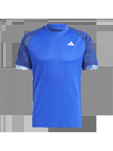 Koszulka do tenisa Adidas niebieska