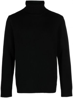 Вълнен пуловер Sandro черно