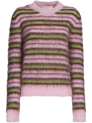 Moherinis dryžuotas megztinis Marni