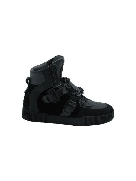 Sneakersy skórzane Dolce & Gabbana Pre-owned czarne