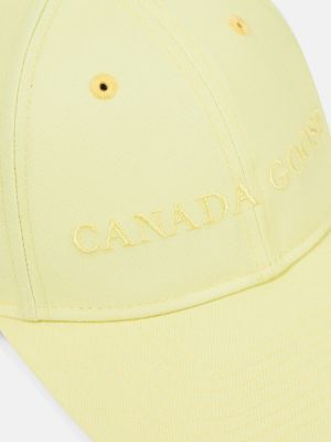 Șapcă cu broderie Canada Goose galben
