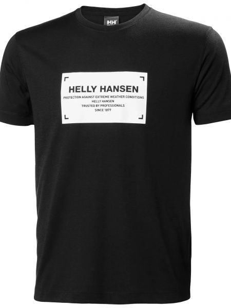 Polo marškinėliai Helly Hansen juoda