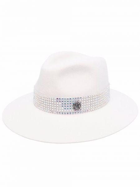 Фетровые шляпа Maison Michel, белый