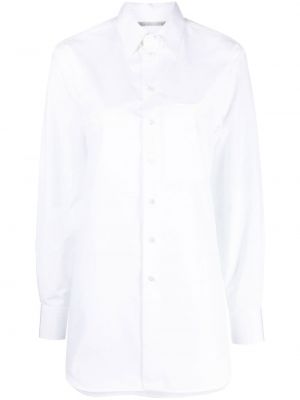 Chemise en coton avec manches longues Stella Mccartney blanc