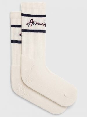 Ponožky Armani Exchange béžové