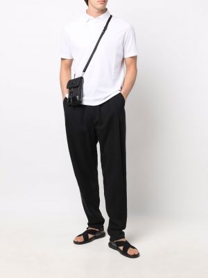 Bavlněné sportovní kalhoty Giorgio Armani černé