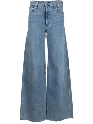 Voľné džínsy s vysokým pásom Rag & Bone modrá