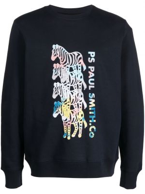 Trykt sweatshirt Ps Paul Smith blå