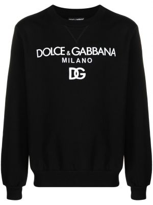 Bavlnená mikina s výšivkou Dolce & Gabbana
