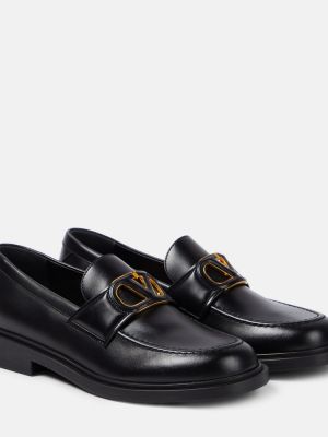 Pantofi loafer din piele Valentino Garavani negru